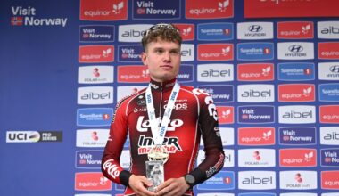 Tour of Slovakia: Lennert Van Eetvelt fends off rising star Henrique Bravo to clinch overall title with victory on final stage summit finish