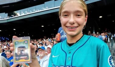 Thirteen-year-old girl sells Mariners’ ‘Jimothy the raccoon’ giveaway card for $20,100