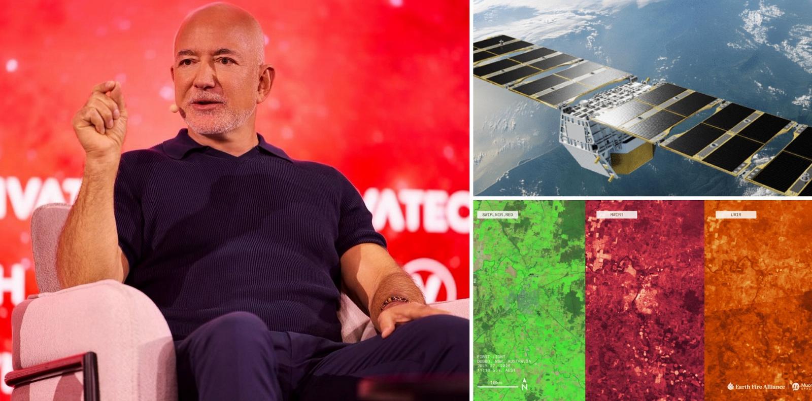 Jeff Bezos has given $26 million for satellites so advanced that they can spot a fire the size of two parking spaces from space, and they have sent their first images. Once fully live, FireSat will save forest land twice the size of Rhode Island from getting burned each year in the US