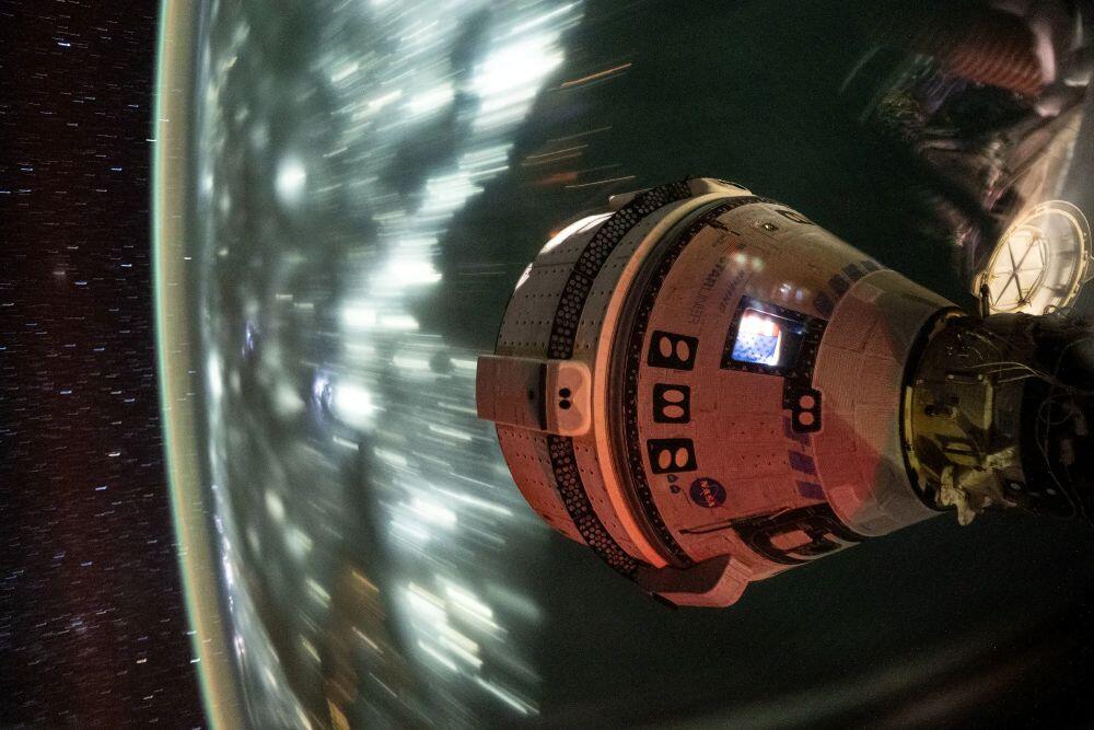 NASA Caption: Starliner reached the space station for a crewed flight test on June 6, 2024, but safety issues prompted NASA to return the capsule uncrewed