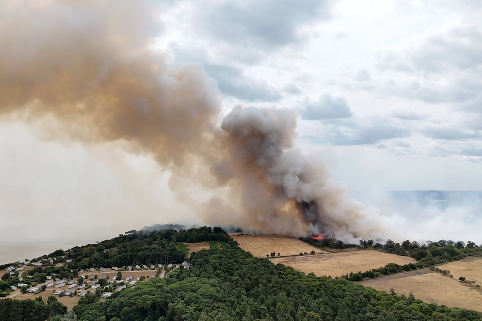 Suffolk wildfire