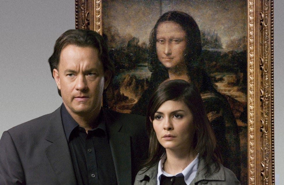 Tom Hanks and Audrey Tautou, The Da Vinci Code tom hanks and audrey tautou, the da vinci code