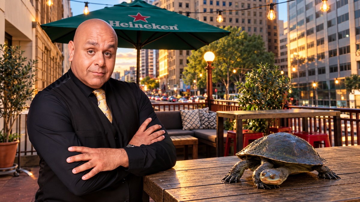 Turtle scientists and comedian Kevin Kropinyeri team up for a night of laughs in Adelaide