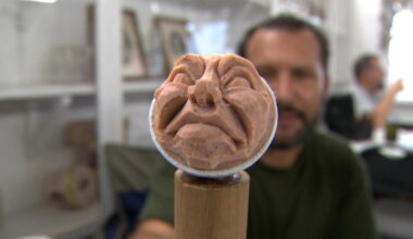 Golf ball carver finds community in Fiddlers Grove Woodcarvers