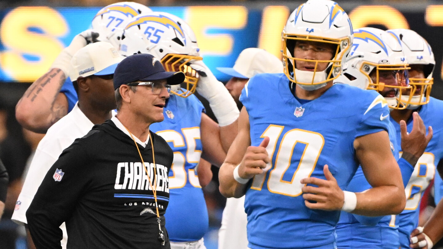 Jim Harbaugh: Justin Herbert will be remembered as the greatest quarterback ever