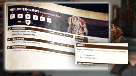 warhammer-40k-new-adeptus-custodes-aquilon-terminators-datasheet-zoom Warhammer 40k new Adeptus Custodes models - Games Workshop photo showing the new Aquilon Terminators datasheets
