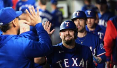 Texas Rangers at .500 go into final week leading AL West, have been close to top all year