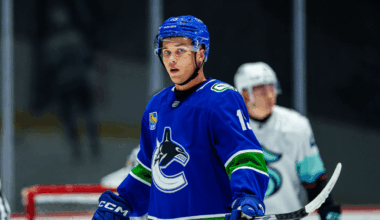 Adam Novotný Scores in First Outing as a Canuck in Game 1 of Prospects Showcase