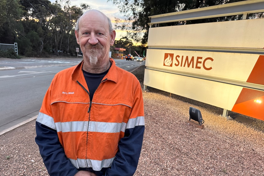 A portrait photo of a Whyalla steelworker.