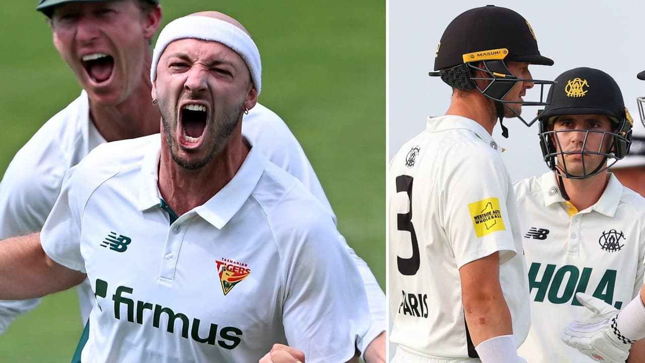 Cricket 2026: Sheffield Shield wrap, Tasmania vs Victoria, Gabe Bell six wickets, Western Australia vs NSW draw, Sam Konstas unbeaten 151