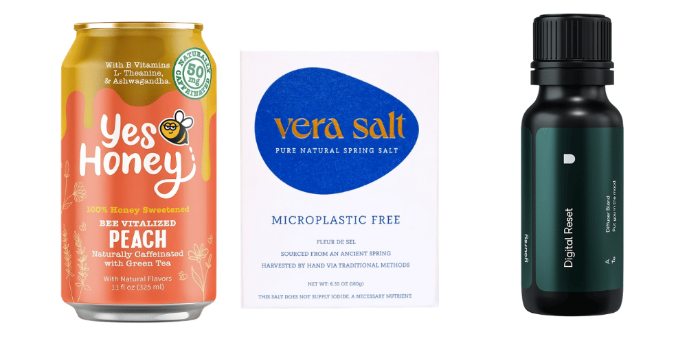 Yes Honey Peach, Vera Salt Fleur De Sel and Yoursy Digital Reset Diffuser Blend 