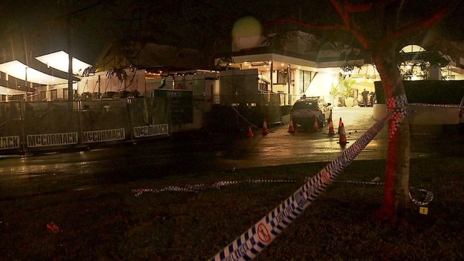 A woman and three men remain in hospital after the shooting.