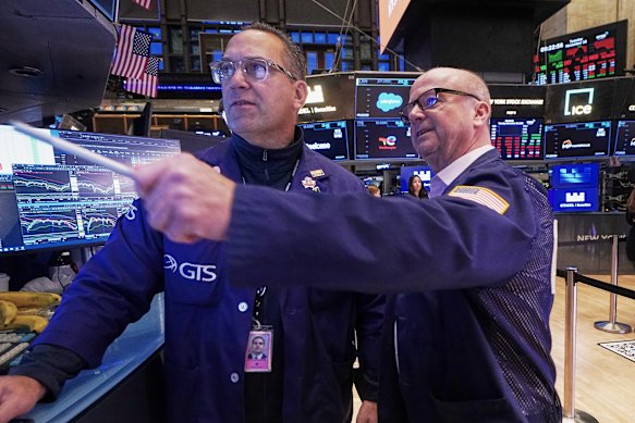Wall Street advanced as AI stocks rebounded following a sharp selloff on Friday. 