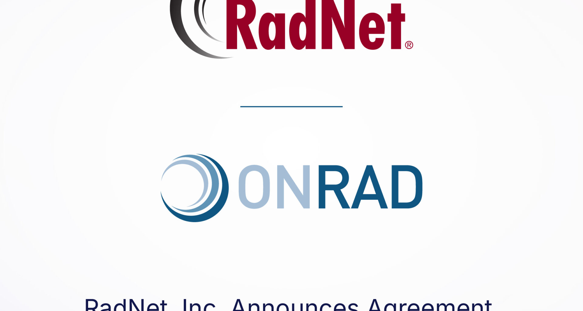 RadNet OnRad logo lockup 1