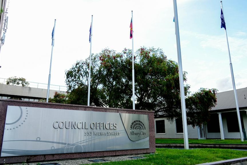 The exterior of a local government building in regional Australia