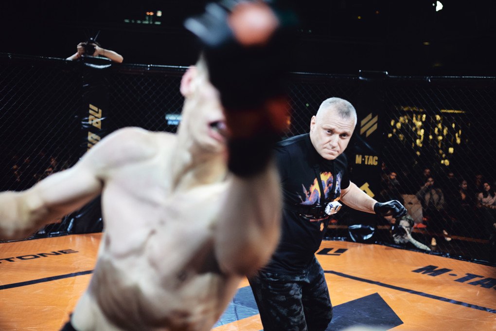 Hlib Kush, Ukrainian serviceman of the Third Army Corps, during the international MMA competition “IDU NA VY: Tryzna.” Kyiv, Ukraine, October 9, 2026 (Photo: Louis Beaudemont/UNITED24 Media)