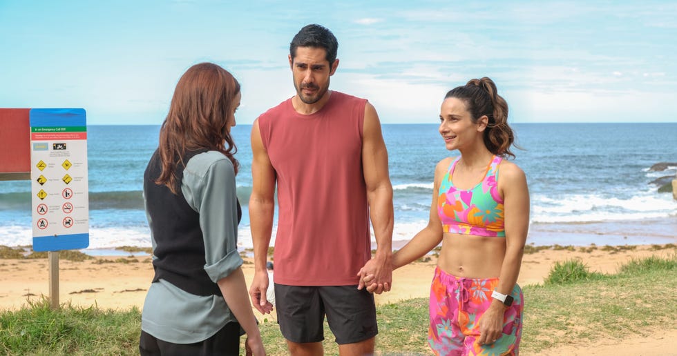 Return to Paradise season 2 Anna Samson Tai Hara and Andrea Demetriades return to paradise season 2 anna samson tai hara and andrea demetriades as mack, glenn and daisy on the beach.