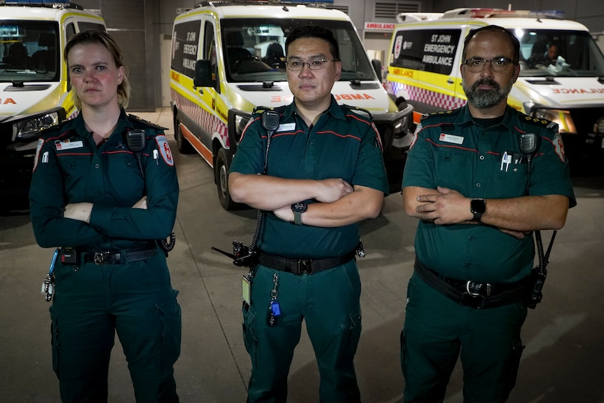 Alice Springs Ambulance officers