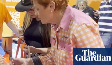 Pauline Hanson denies responsibility for colouring book depicting Bluey being held at knifepoint | One Nation