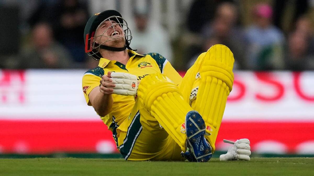 Cameron Green is a big Test doubt after being injured in the Potchefstroom ODI. (AP PHOTO)