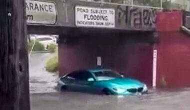 Melbourne flash flooding: Family rescued from submerged cars as heavy rain hits Victoria