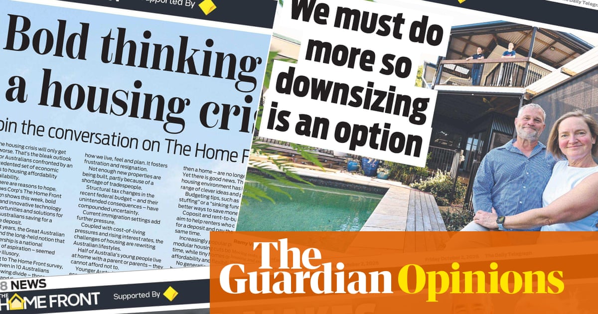News Corp’s housing special proves a bit too close to home as cadets enlisted as case studies | Amanda Meade