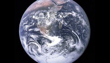A NASA picture of the whole Earth as seen from space
