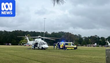Newcastle Knights crash live: Young girl critical as car hits grand final gathering, injuring 10