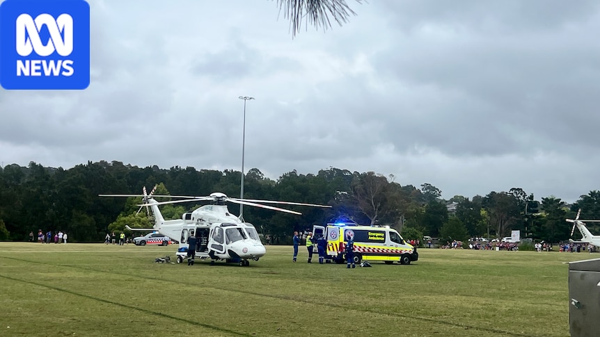 Newcastle Knights crash live: Young girl critical as car hits grand final gathering, injuring 10