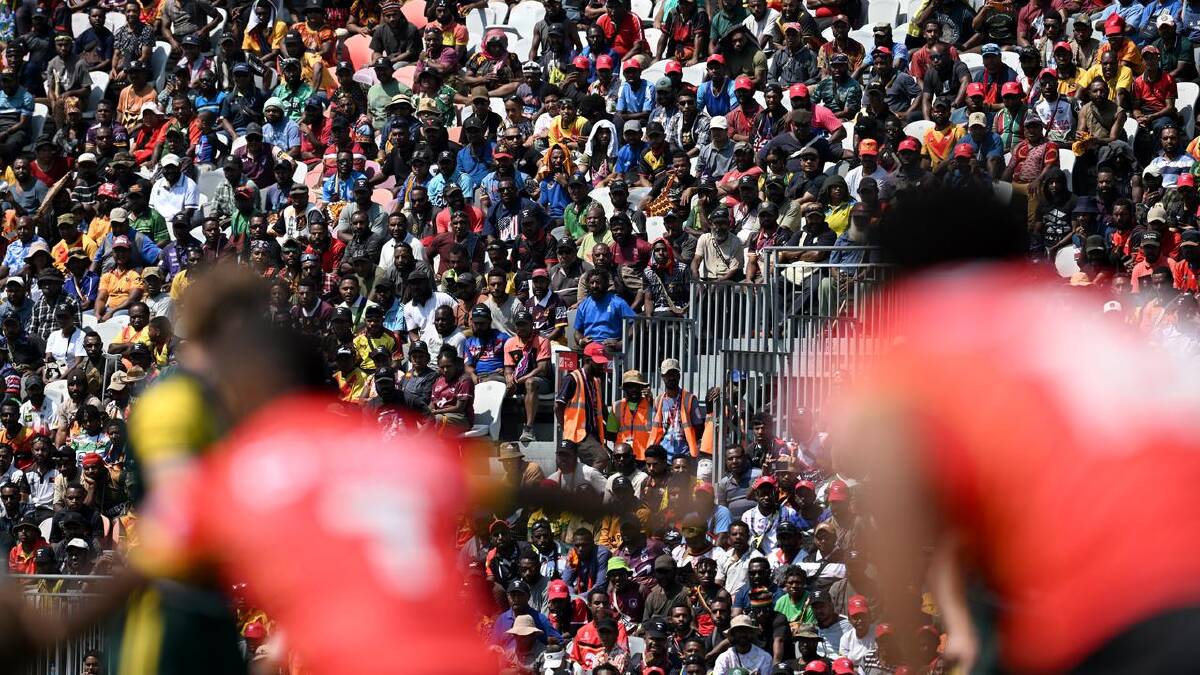 There was plenty of local interest in the annual PM's XIII match in Port Moresby. (HANDOUT/NRL PHOTOS)