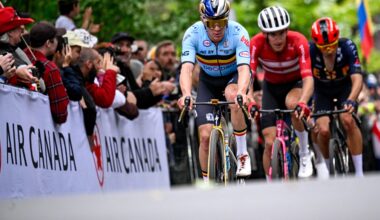 Remco Evenepoel in action during the elite men's Road Race race at the cycling World Championships (Photo: Jasper Jacobs/Belga Mag via AFP)