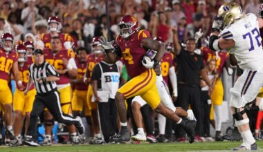 No. 18 USC Football Rallies Past Washington 25-21 With Jahkeem Stewart’s Fumble Return TD, More Big Defensive Plays