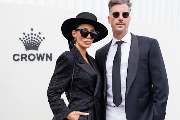 Sam Wood with wife Snezana.