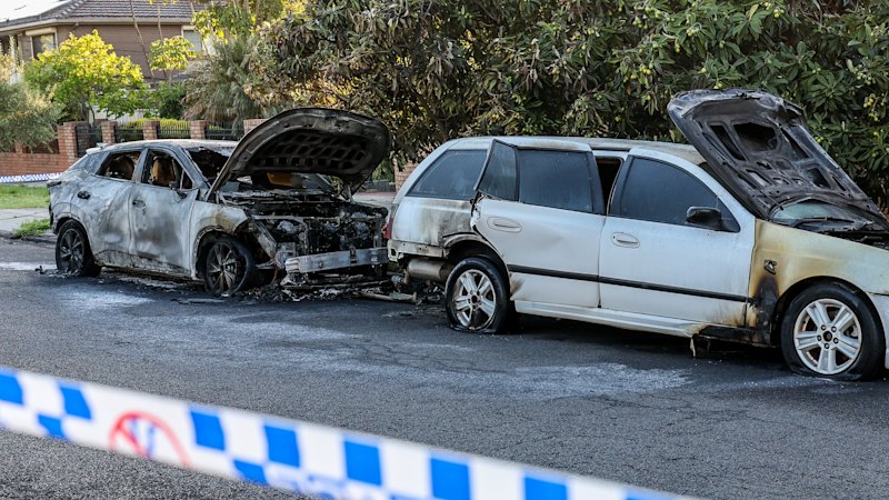 Melbourne arson attacks: Six cars firebombed in a single night across Melbourne suburbs