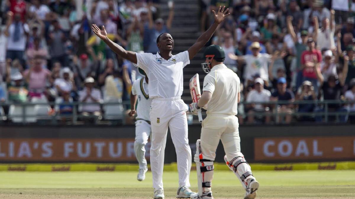 Paceman Kagiso Rabada proved lethal on Australia's infamous 2018 tour of South Africa. (AP PHOTO)