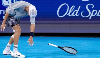 Tennis player Terence Atmane fires racket toward crowd and nearly hits spectators in epic tantrum