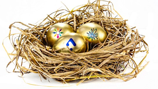 Super fund nest eggs.