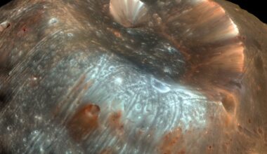 APOD: 2026 October 9 – Stickney Crater