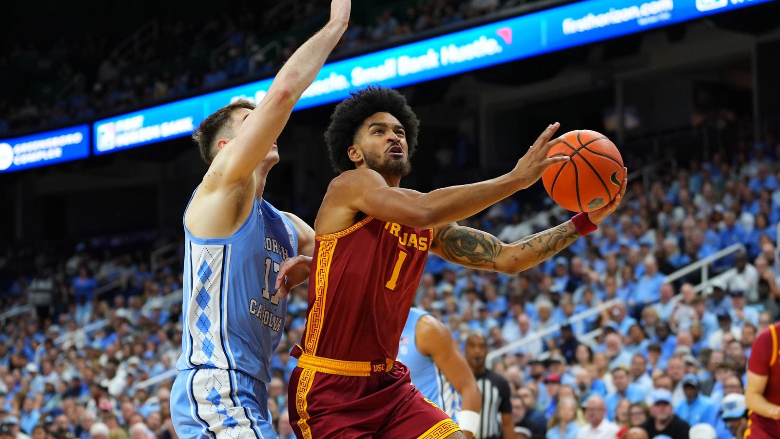 USC Men’s Basketball Drops Exhibition Game to North Carolina