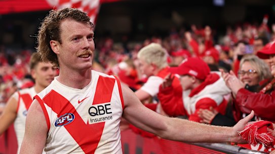 Rebounding defender Nick Blakey wants out of Sydney.