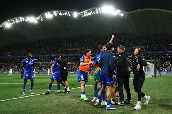 South Melbourne Hellas is in delirium.