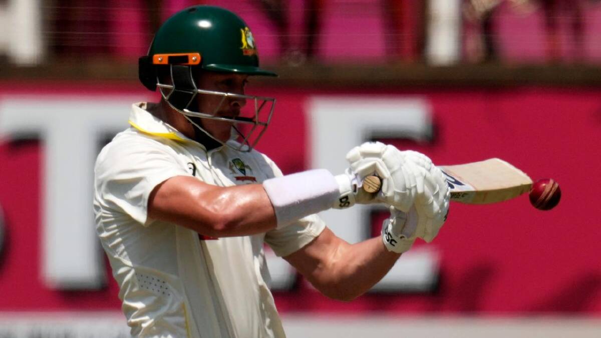 Australia's Matt Renshaw hit 22 boundaries on his way to his second Test ton. (AP PHOTO)