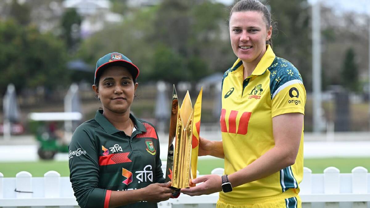 Bangladesh captain Nigar Sultana Joty (l) is seeking to keep the series alive in Sunday's match. (Darren England/AAP PHOTOS)