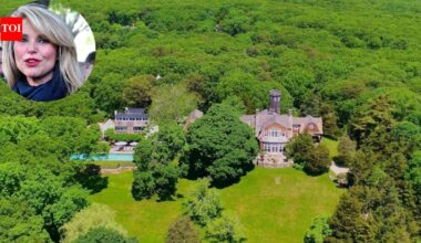 Christie Brinkley turned a 20-acre Hamptons estate into a private 'castle' with a greenhouse, pond and rewilded grounds |