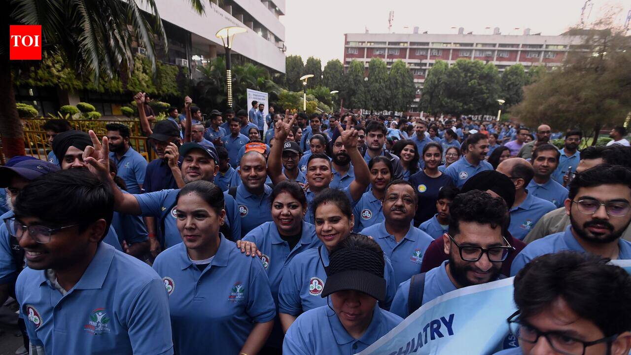 PGI walkathon shines spotlight on mental health awareness | Chandigarh News