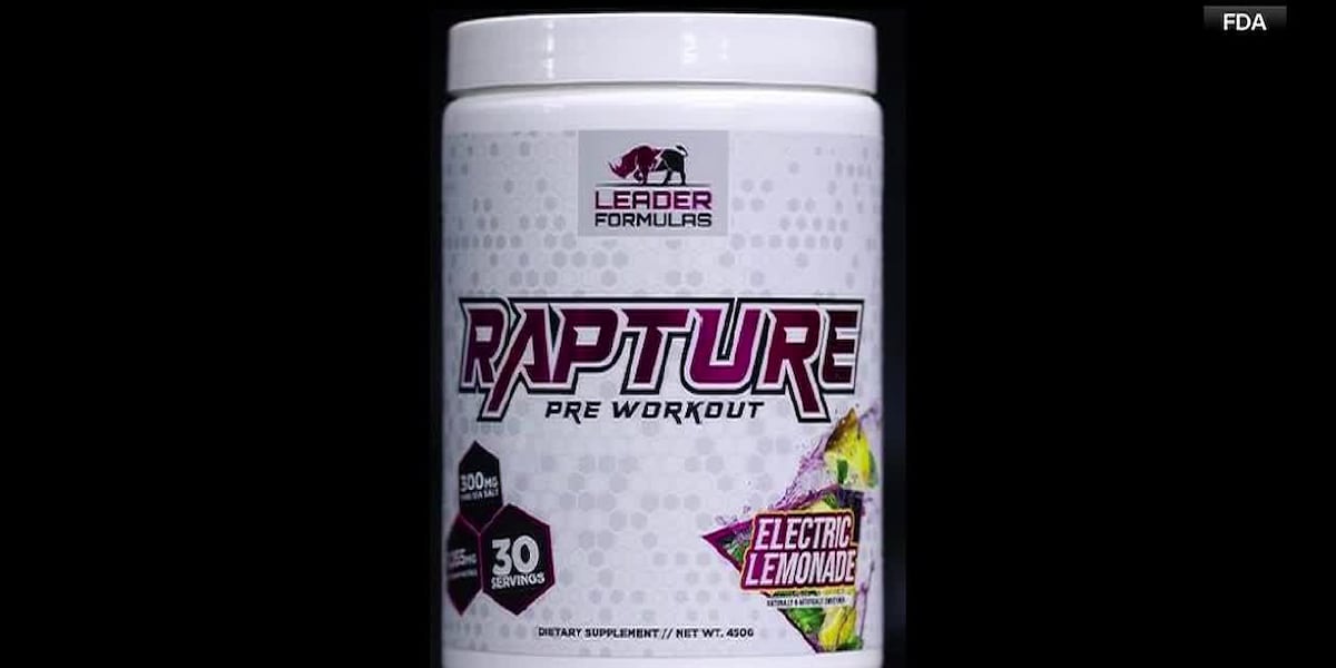 FDA testing found DMAA in recalled Rapture pre-workout