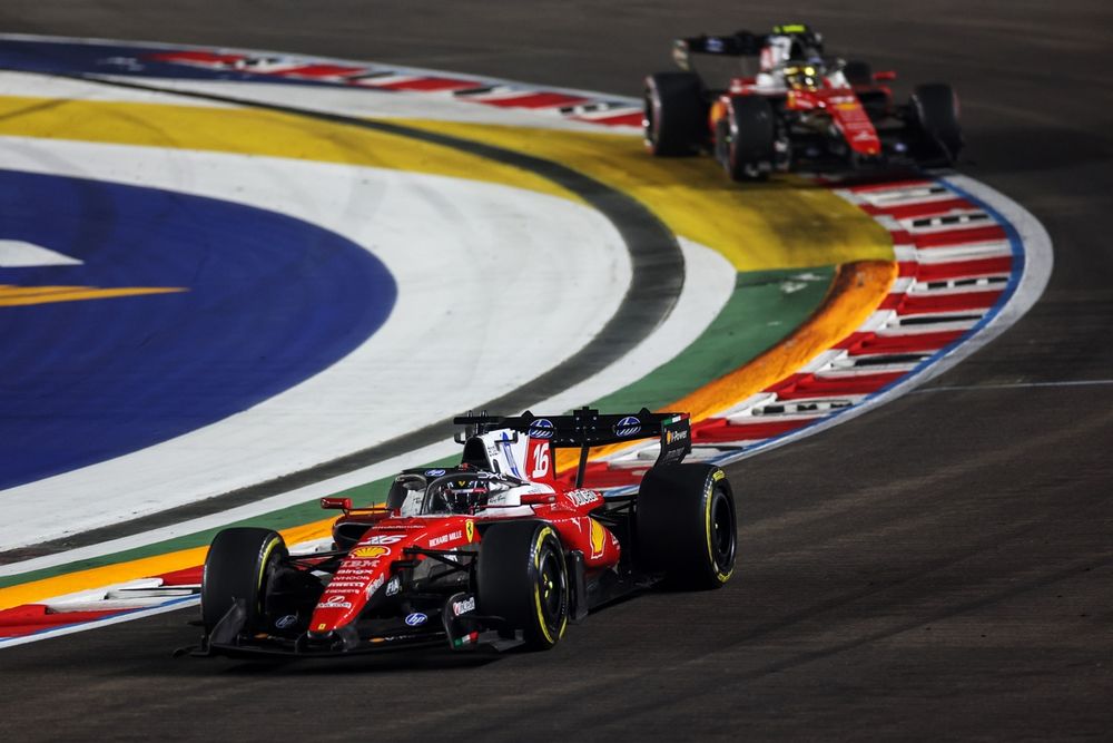 Being stuck behind Leclerc the entire race might have had an impact on Hamilton's decision-making process