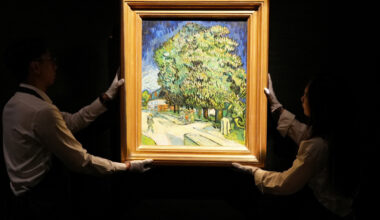 Hundreds queue in Hong Kong to glimpse Van Gogh painting unseen in public for 60 years
