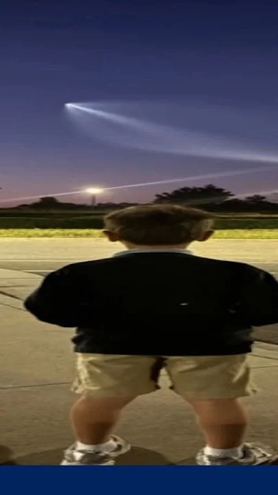 SpaceX launch spawns "jellyfish" cloud in sky before sunrise - YouTube