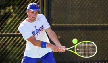 Men’s Tennis Sends Four to ITA Midwest Regional Championships
